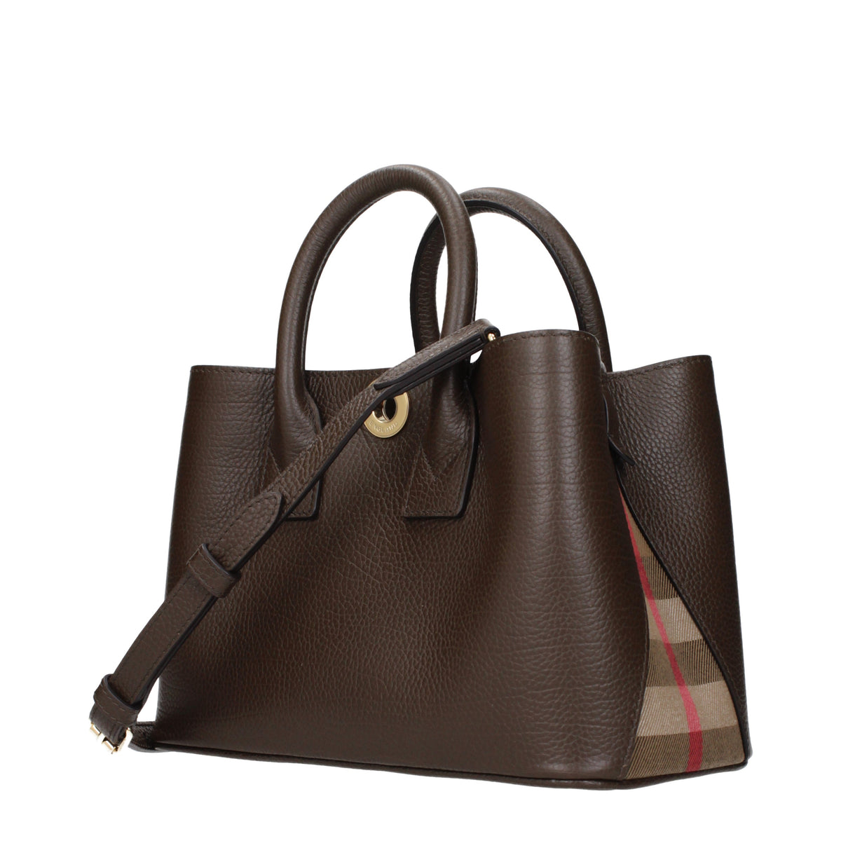 Burberry Handbags Women Leather Brown/Ebony