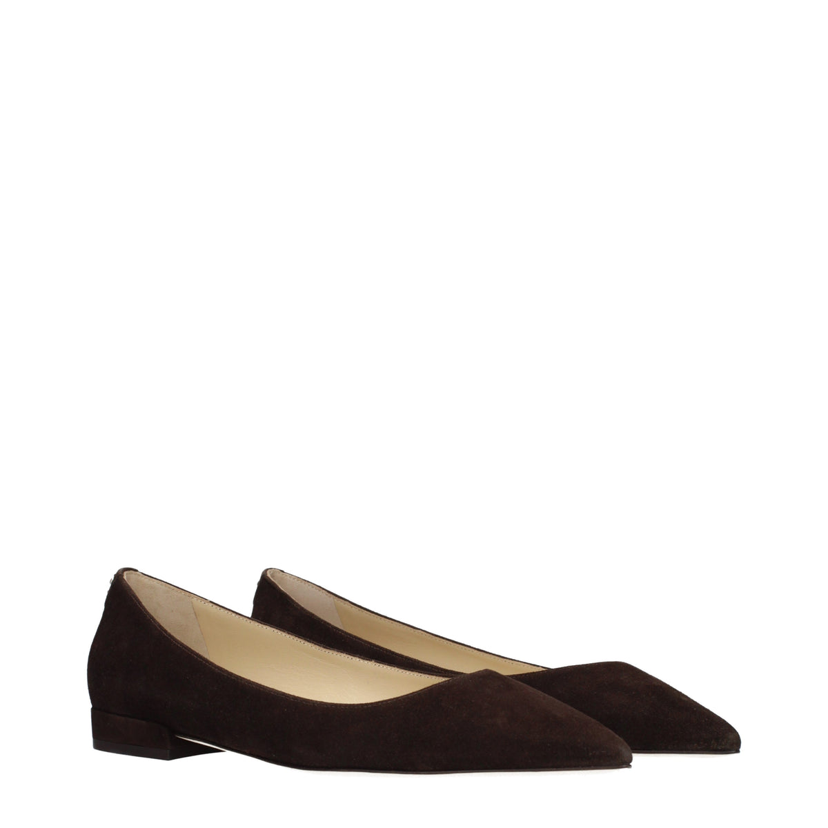 Jimmy Choo Ballet Flats Women Suede Brown/Chocolate
