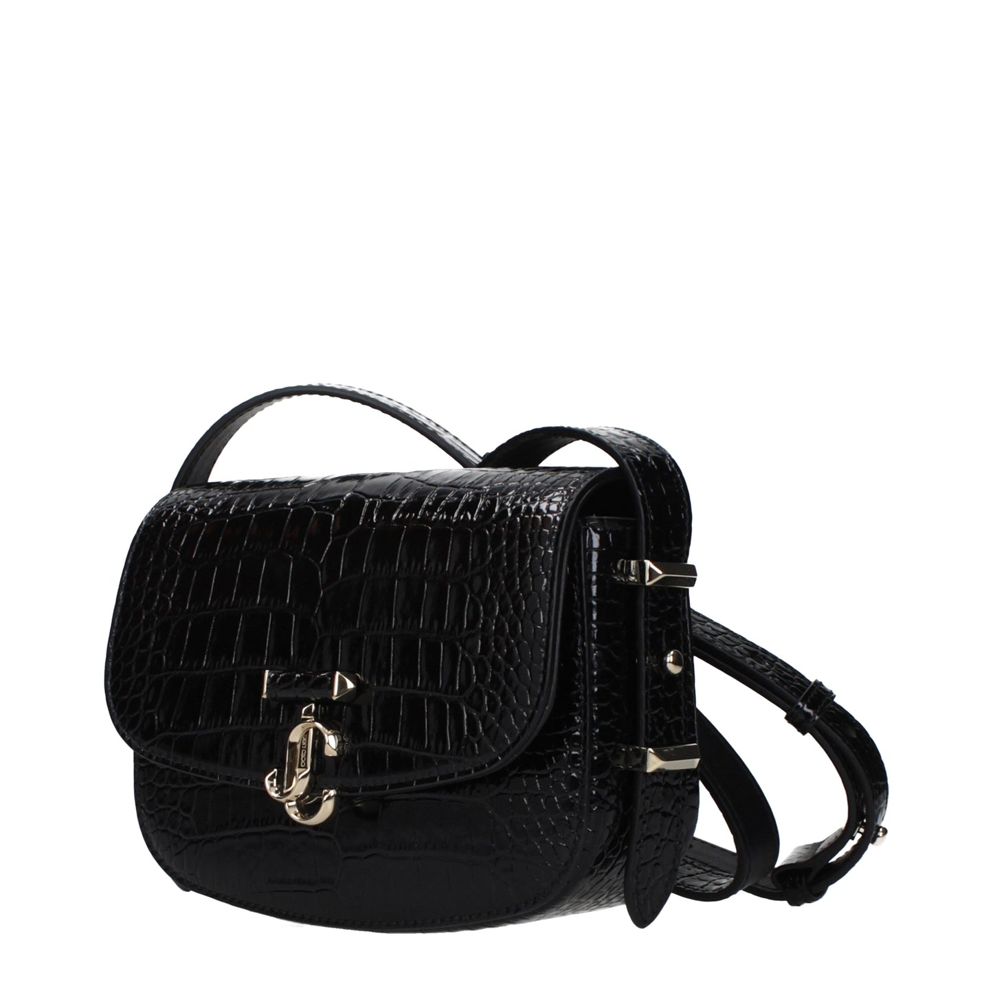 Jimmy Choo Crossbody Bags Women Leather Black