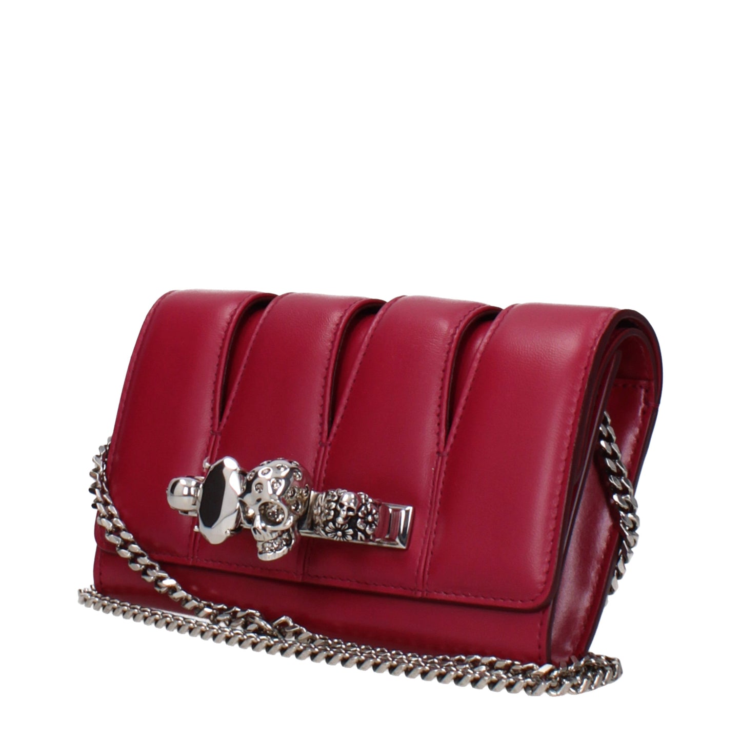 Alexander McQueen Clutches Women Leather Pink/Raspberry