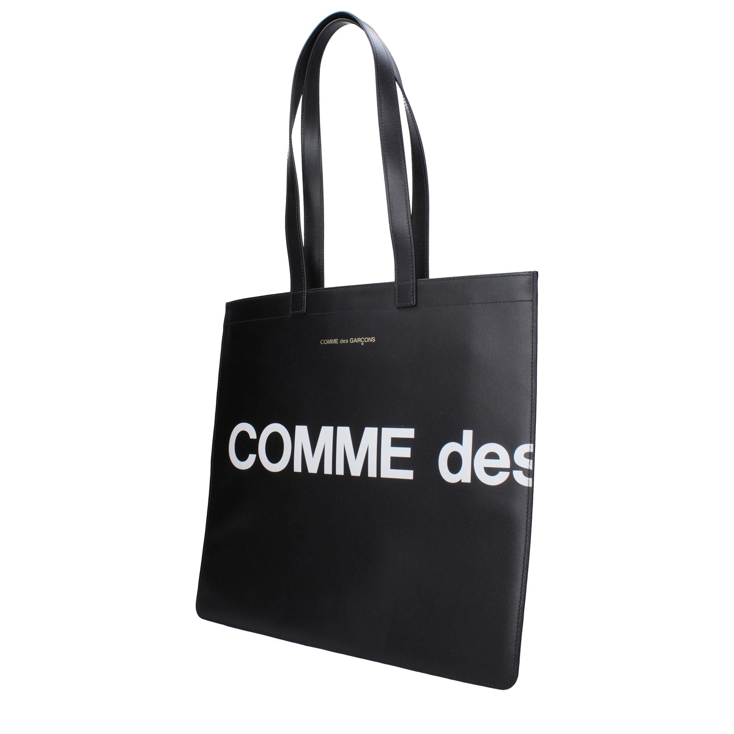 Comme des Garçon Shoulder Bags Men Leather Black