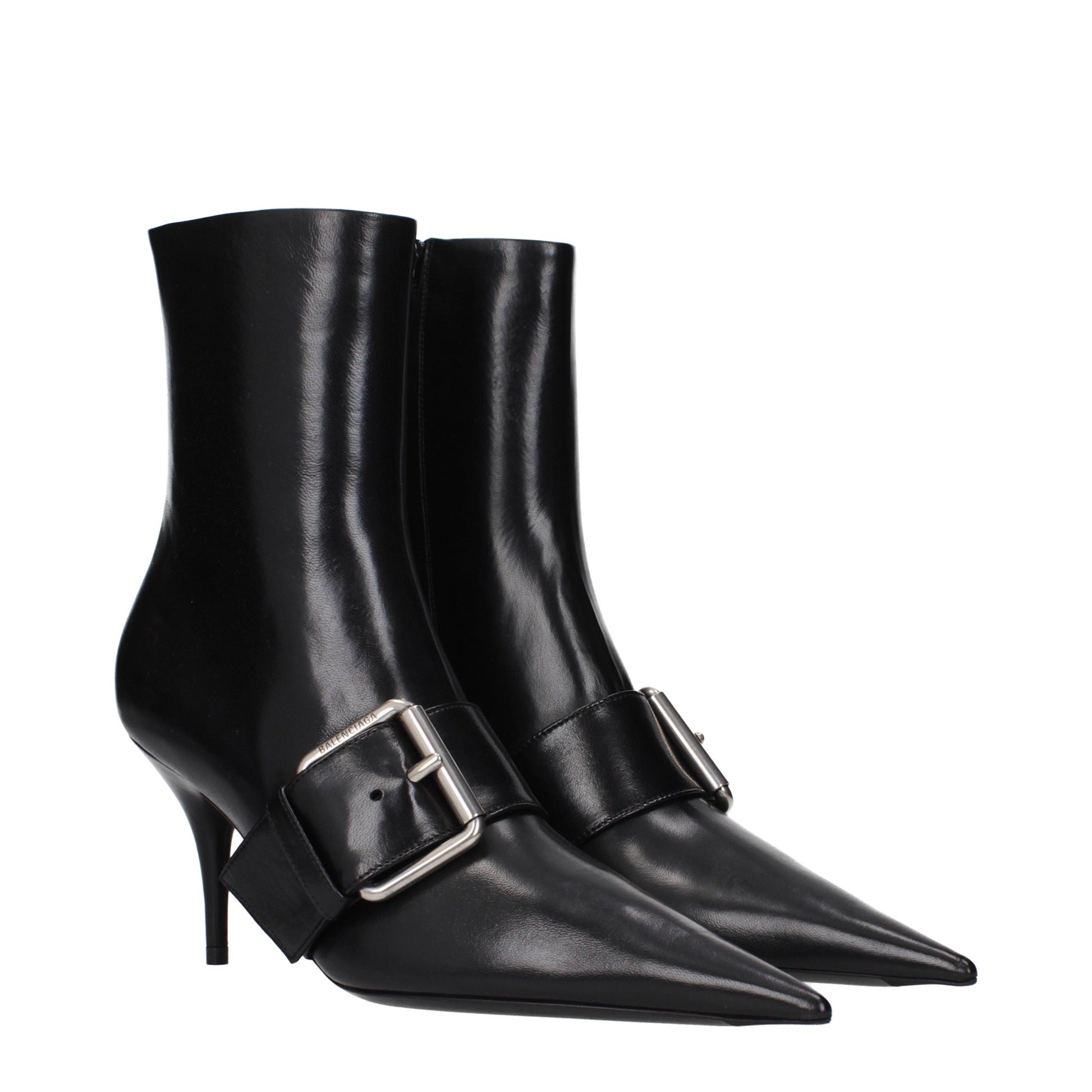Balenciaga Women's Ankle Boots Leather