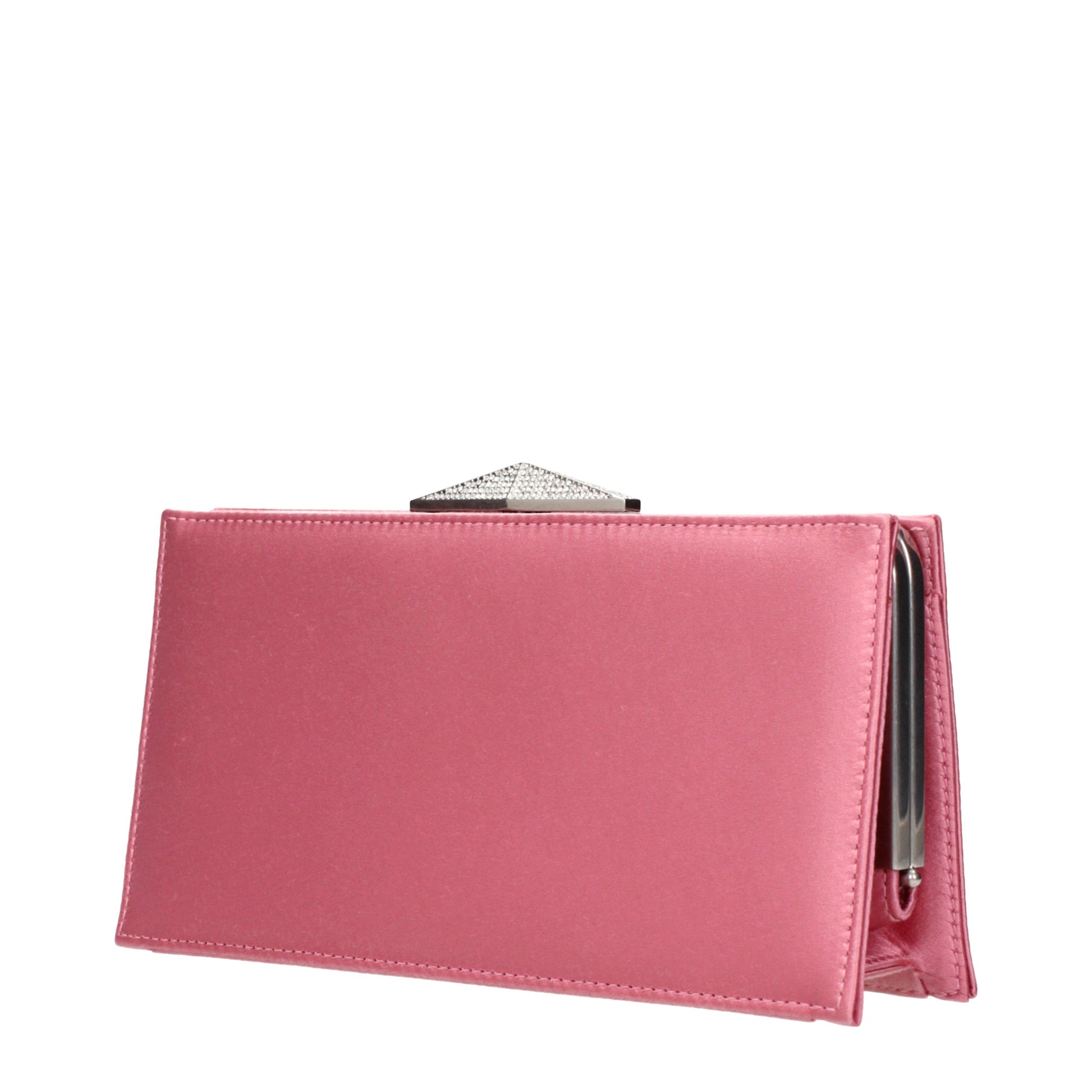 Jimmy Choo Women's Clutches Satin Rose