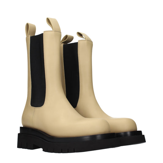 Bottega Veneta Women's Ankle Boots Leather Sugar