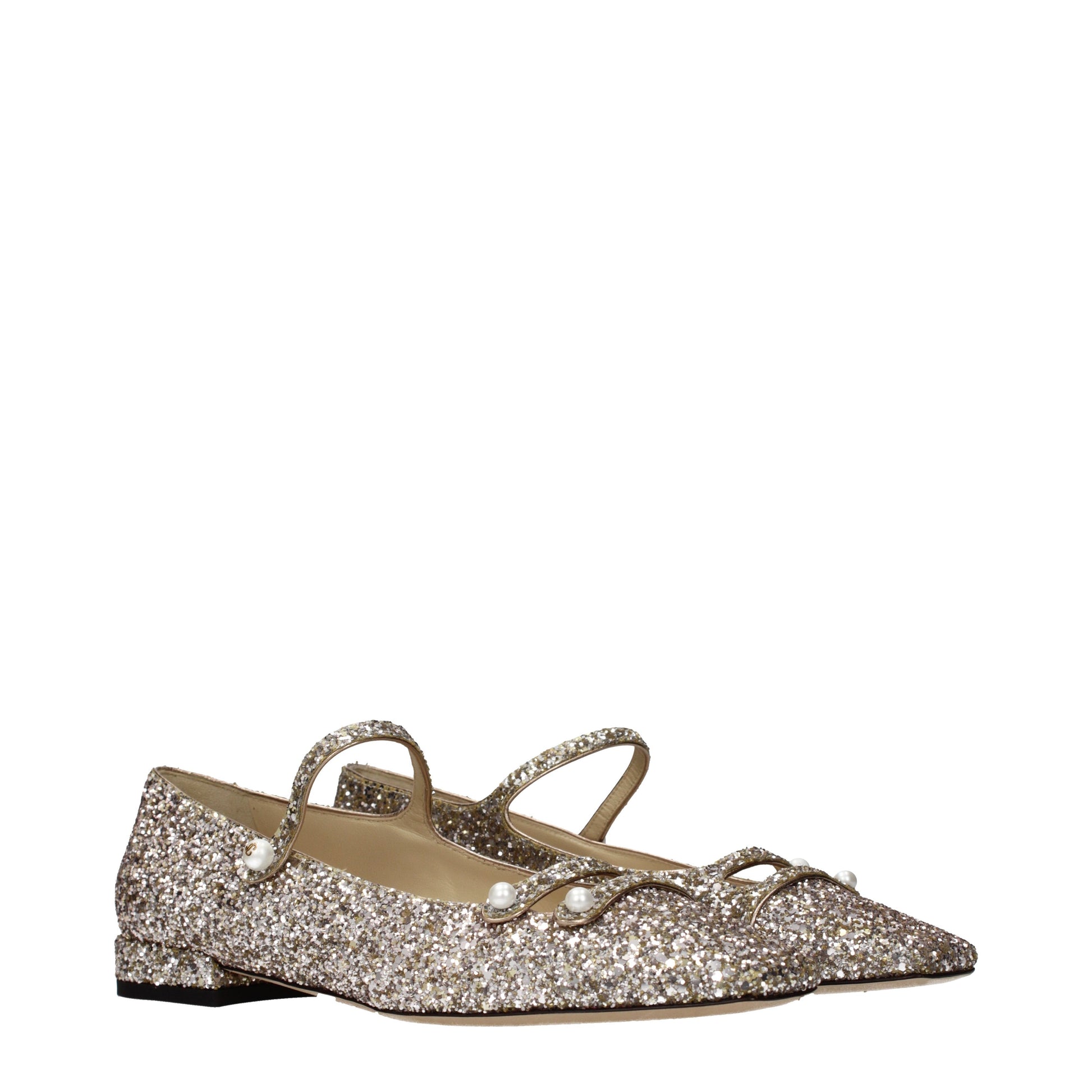 Jimmy Choo Women's Ballet Flats Glitter