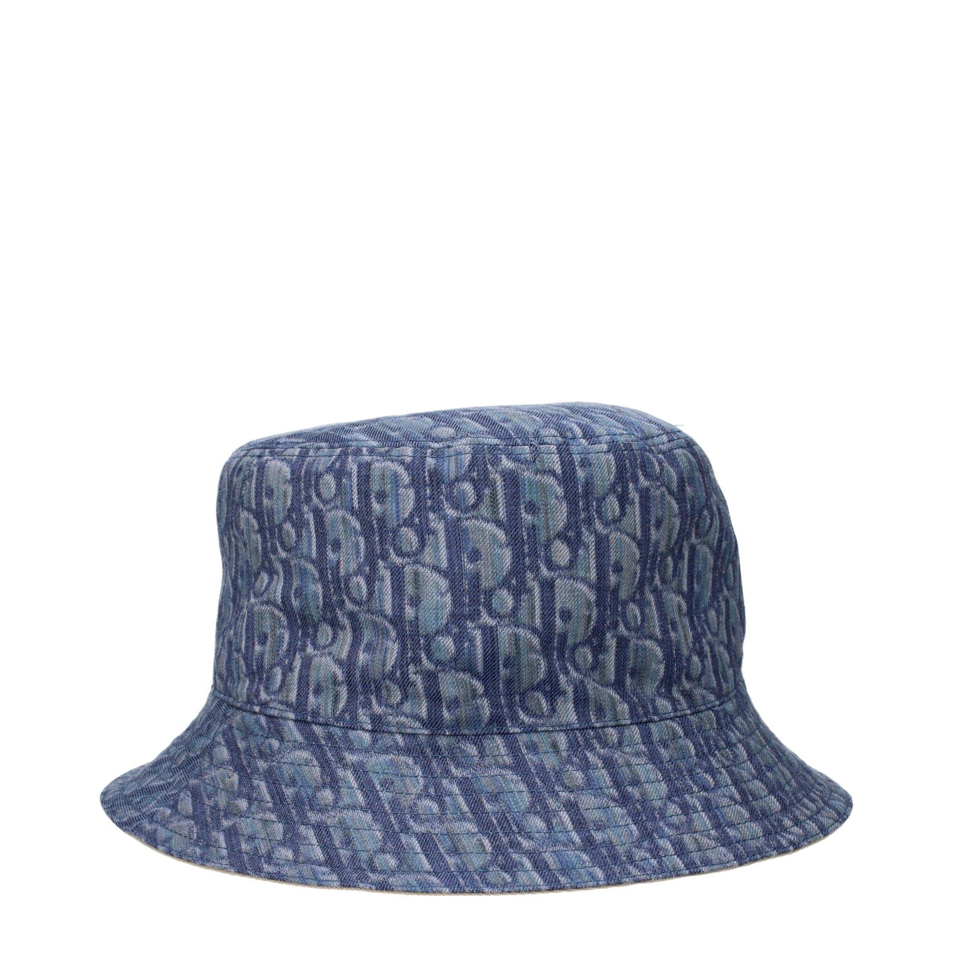 Christian Dior Hats Men Cotton Beige/Multicolor