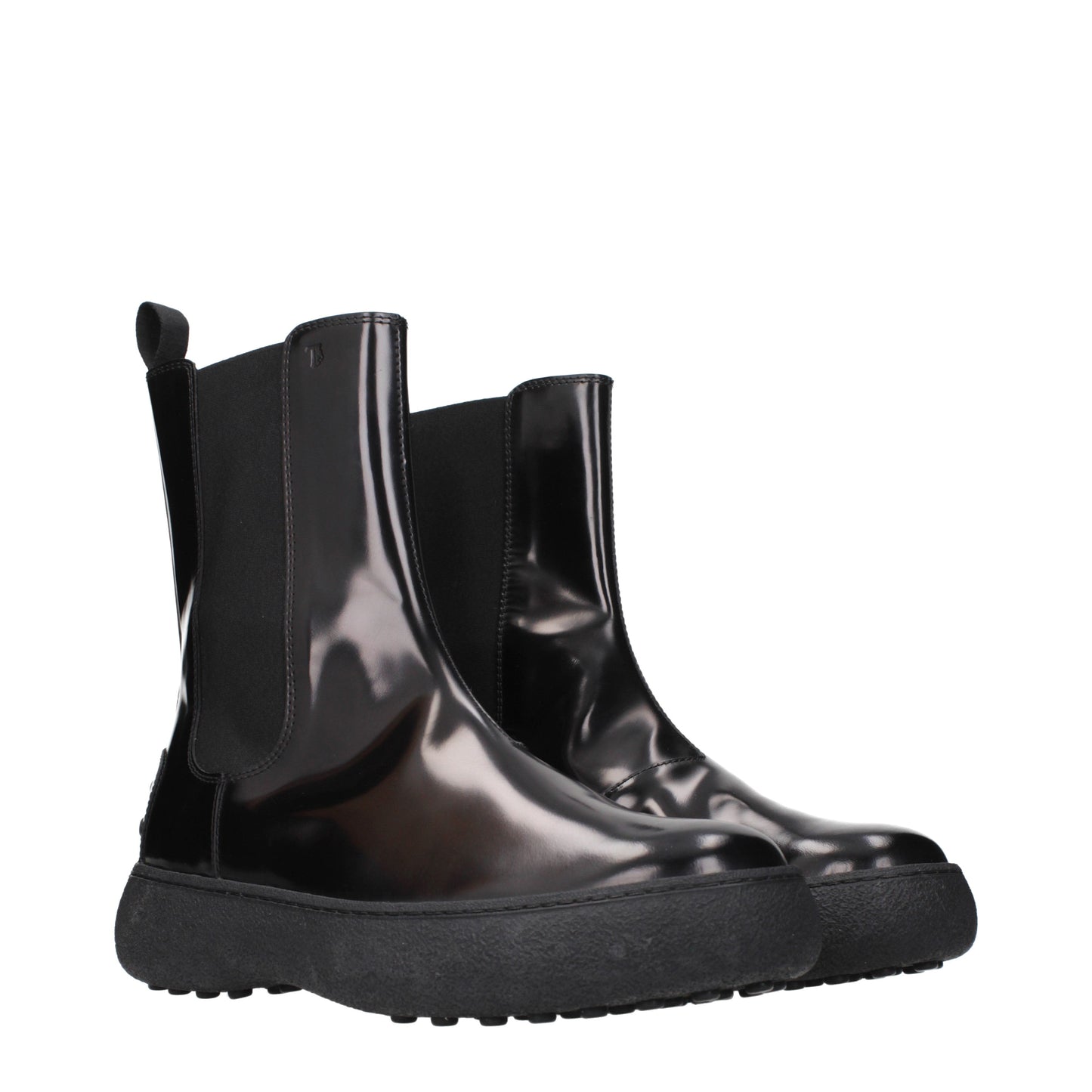 Tod's Ankle Boots Women Leather Black