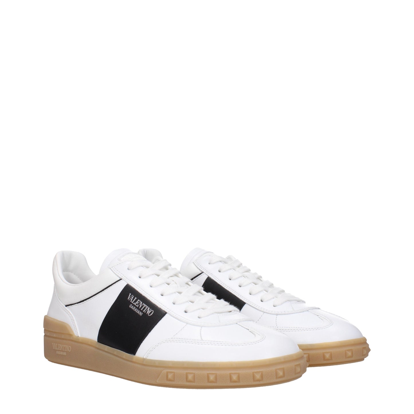 Valentino Garavani Men's Sneakers in Leather White/Black