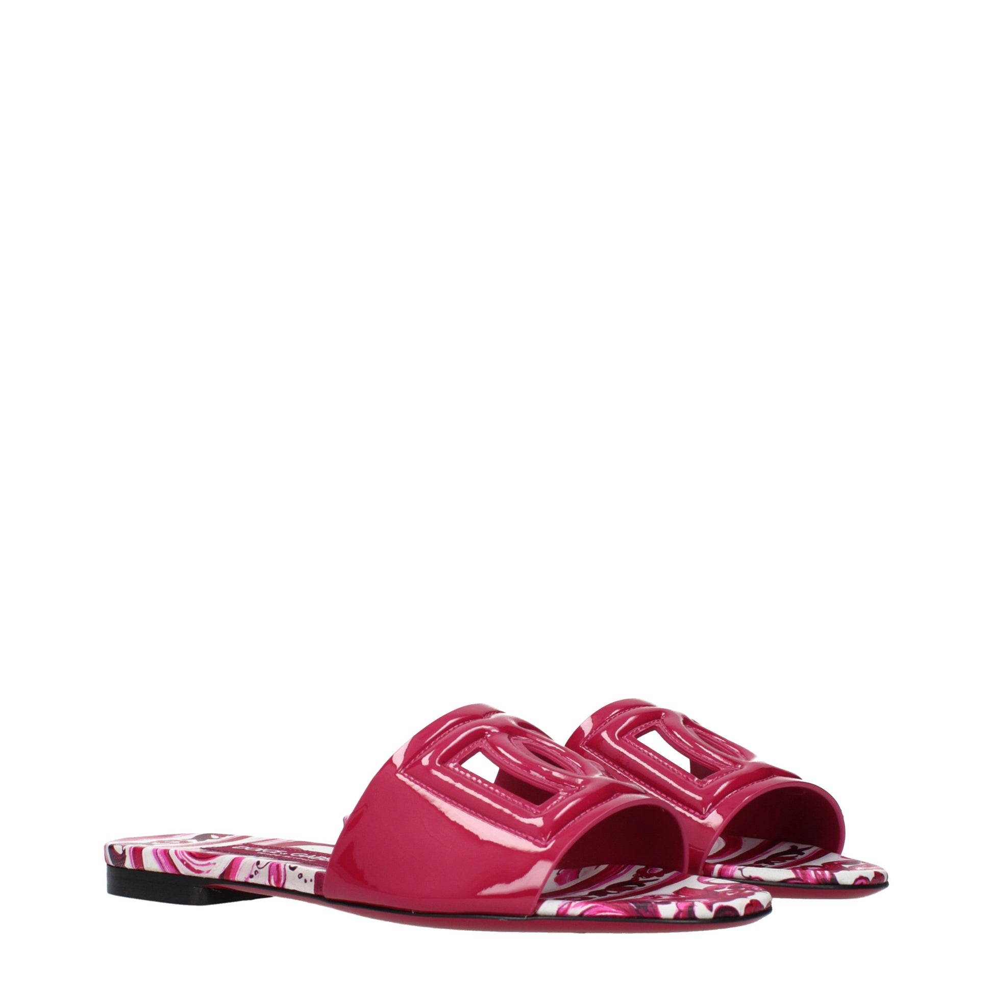Dolce&Gabbana Women's Slippers and Clogs Patent Leather