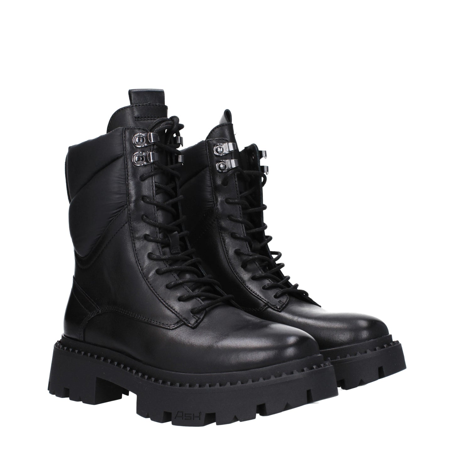 Ash Women's Boots in Leather Black