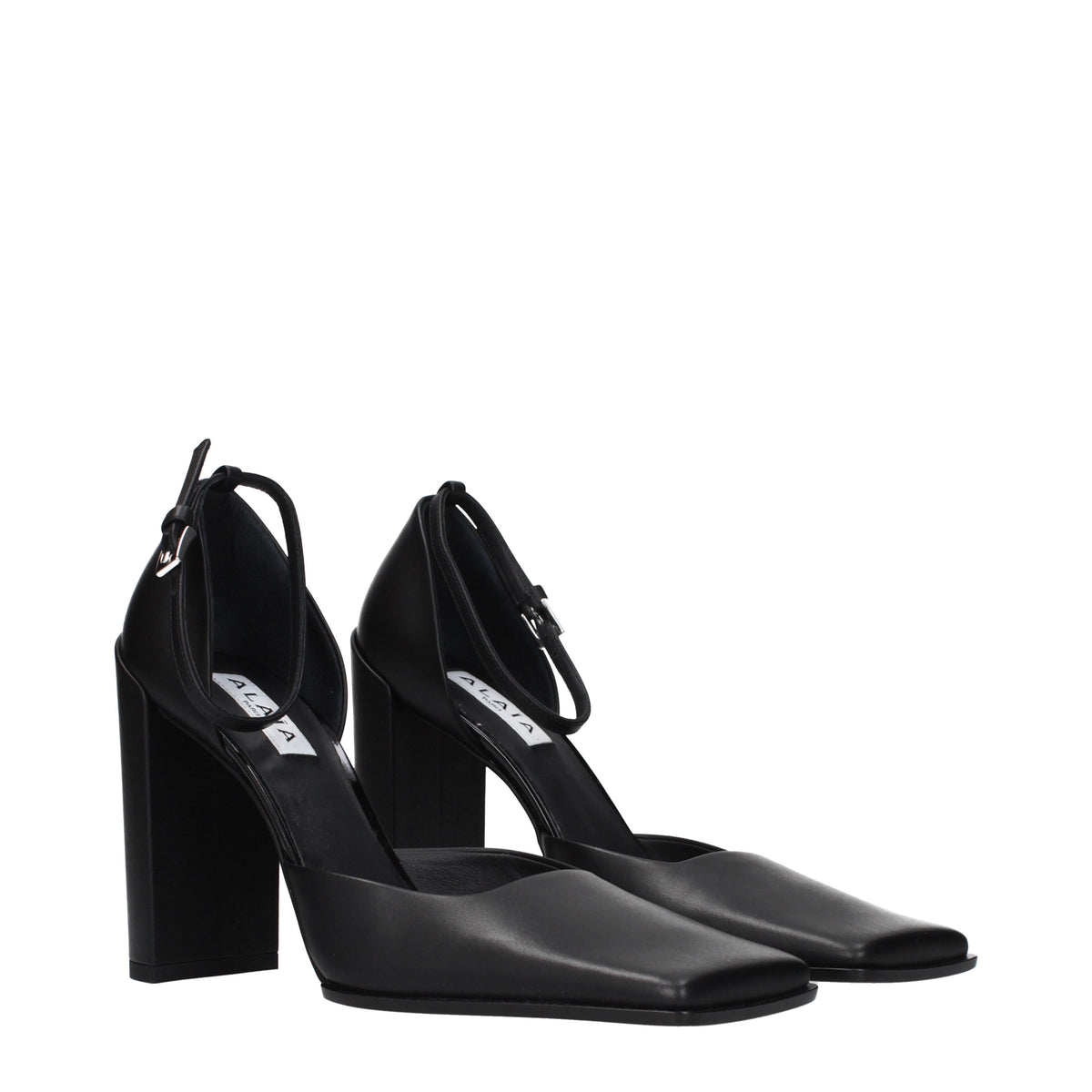 Alaia Sandals Women Leather Black