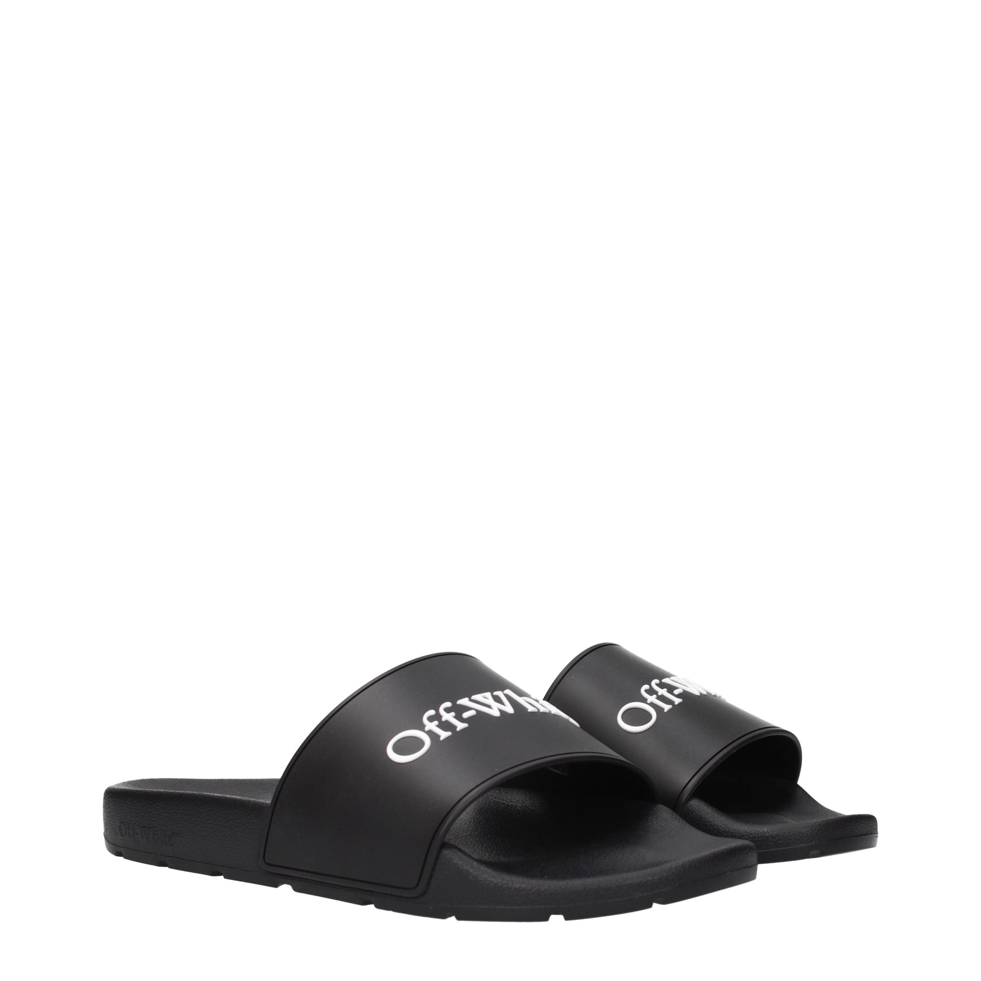 Off-White Men's Slippers and Clogs Rubber