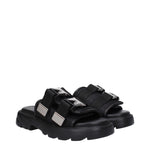 Bottega Veneta Slippers and Clogs Men Fabric  Black