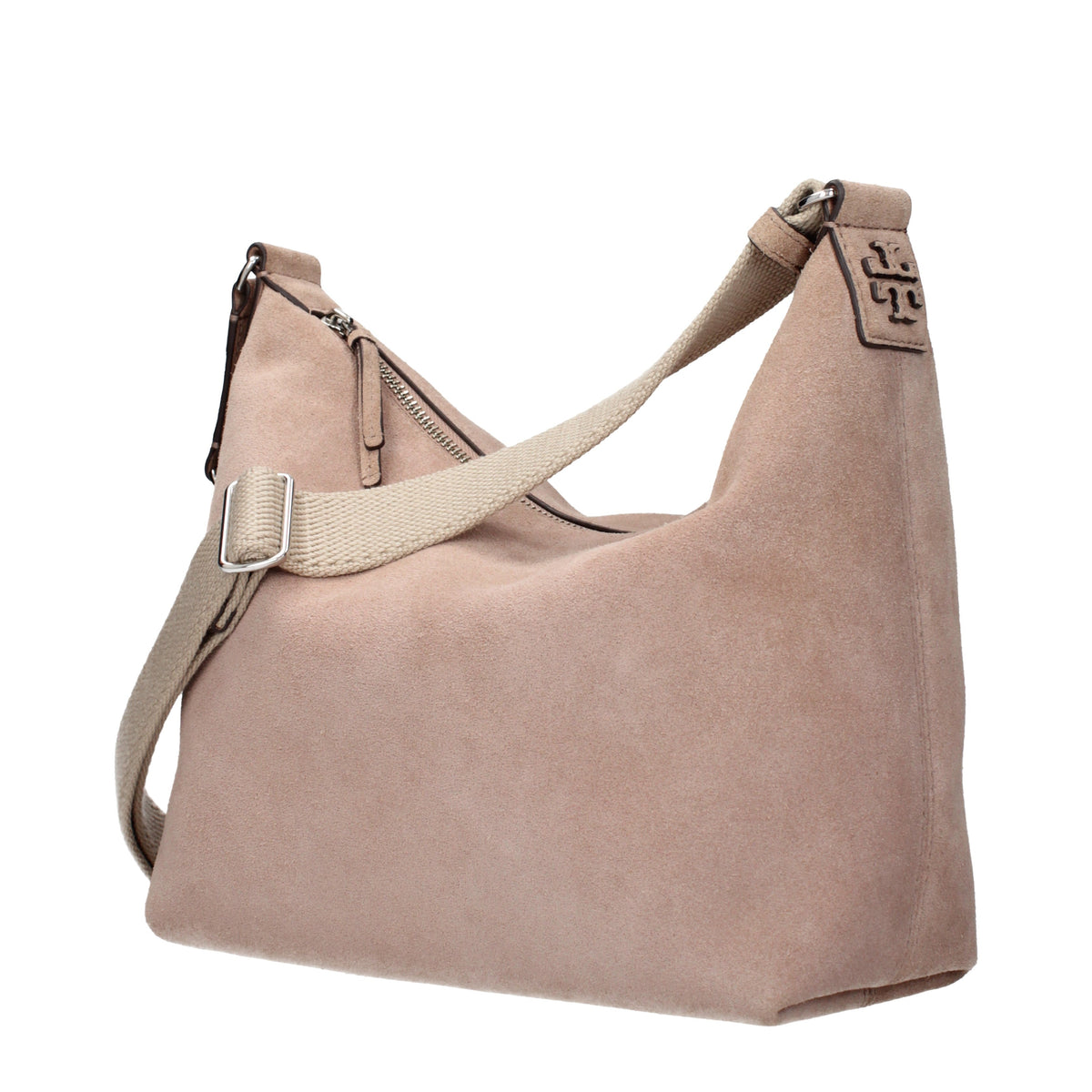 Tory Burch Crossbody Bags Women Suede Pink/Mauve