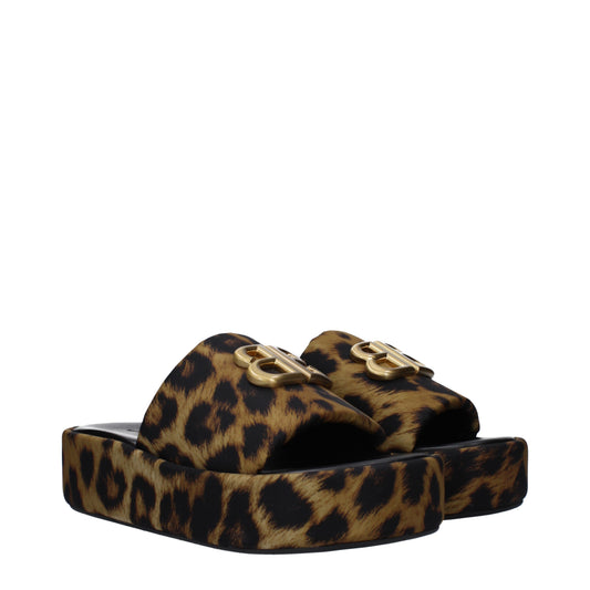 Balenciaga Women's Slippers and Clogs Fabric