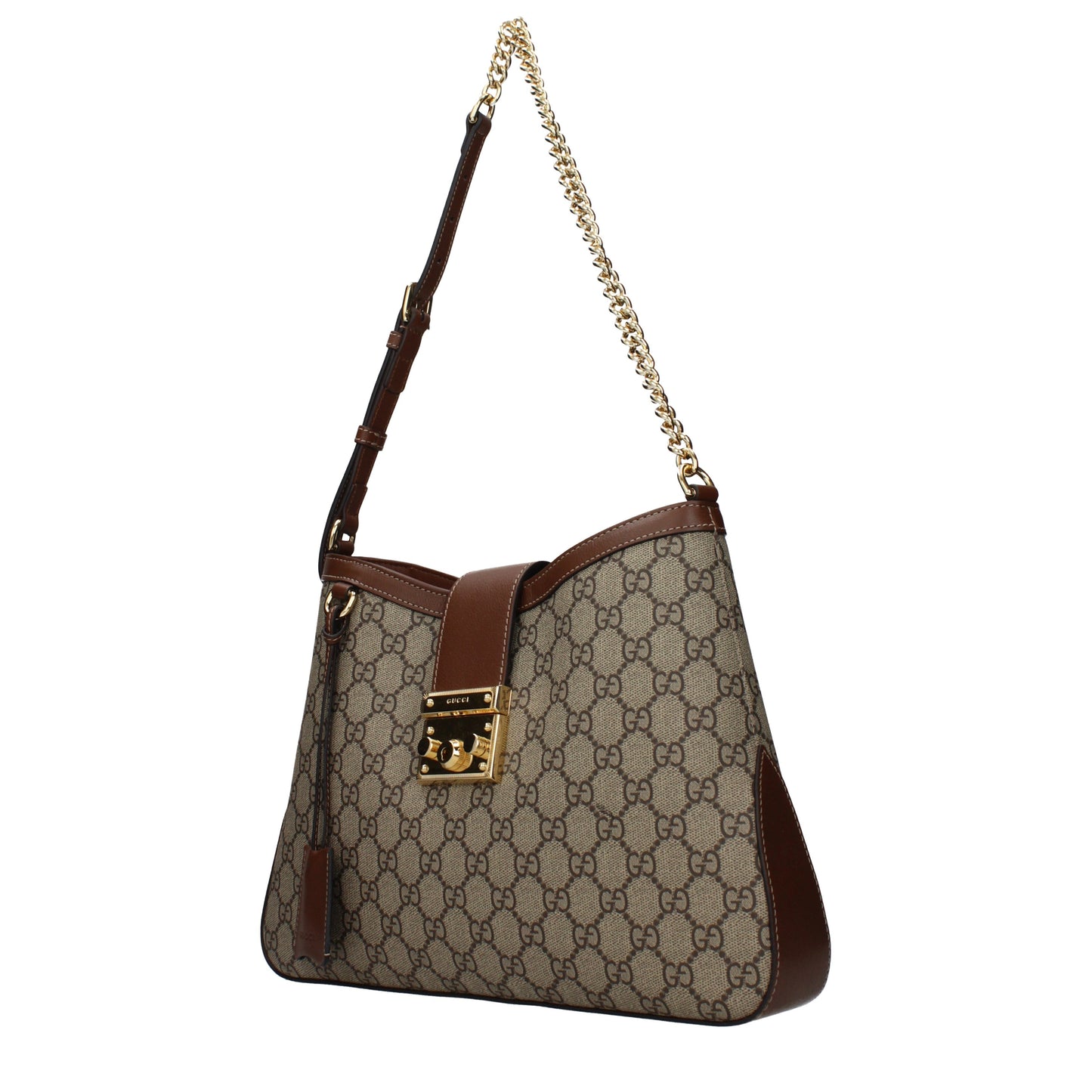 Gucci Shoulder Bags Women Fabric  Beige/Ebony