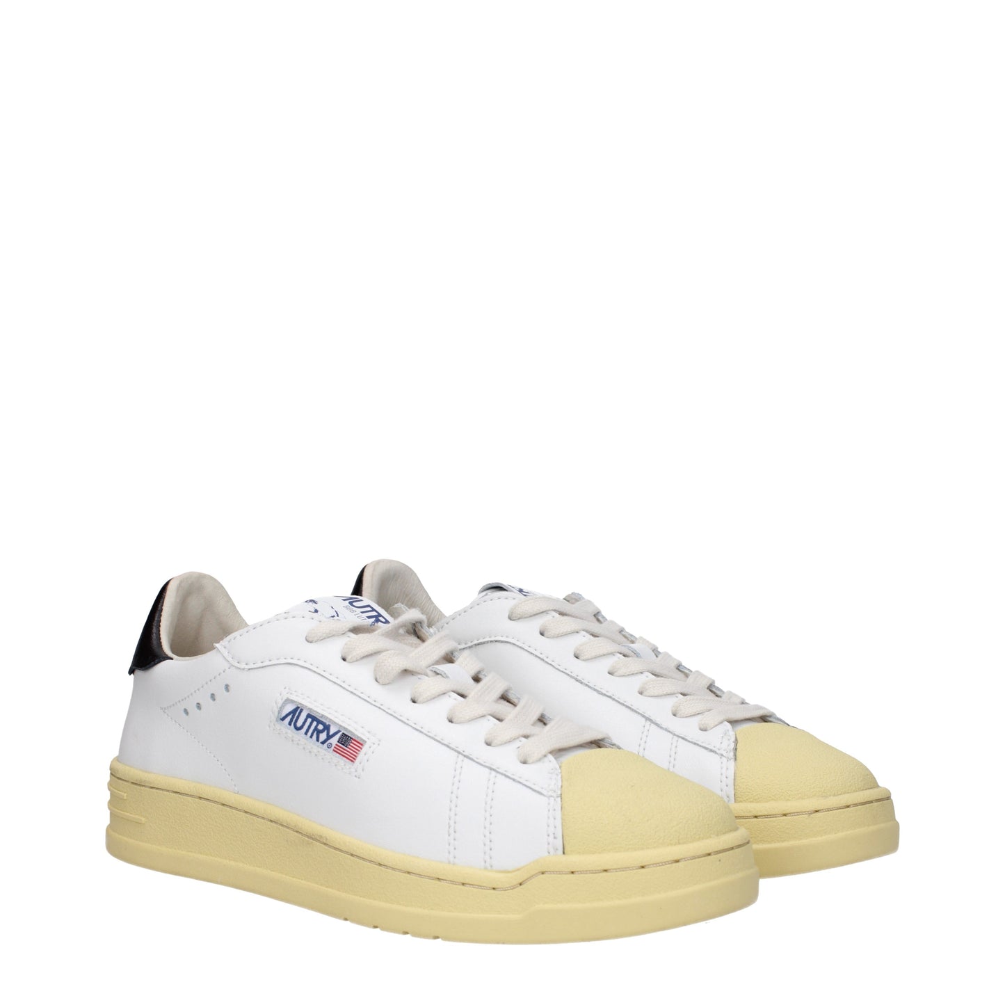 Autry Men's Sneakers in Leather White/Black