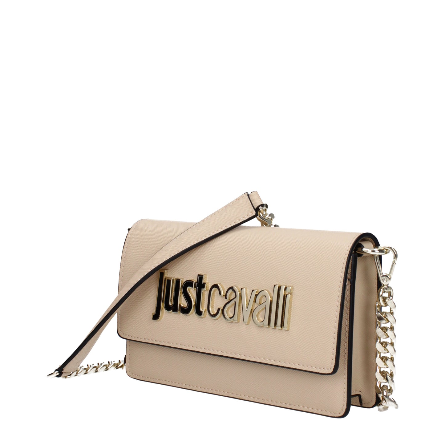 Just Cavalli Crossbody Bags Women Polyester Beige