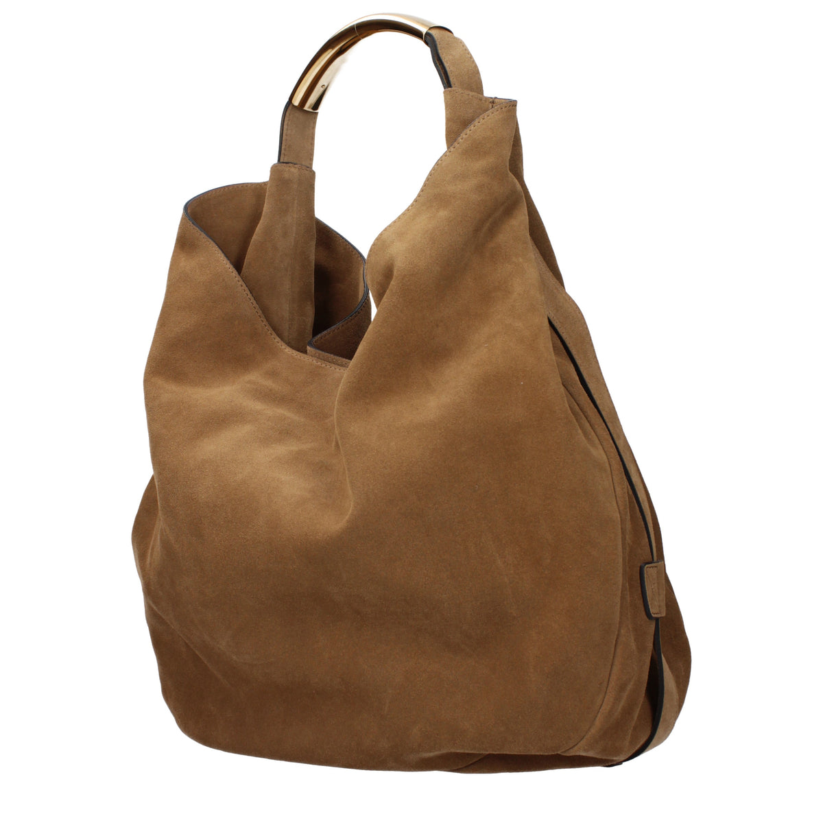 Moschino Shoulder Bags Women Suede Brown/Tobacco