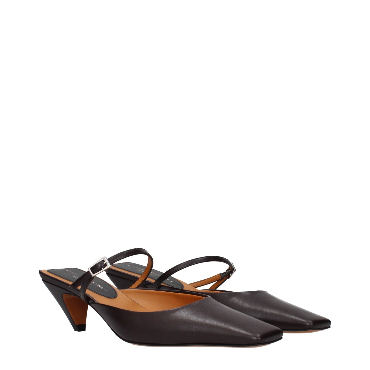 Stella McCartney Sandals Women Eco Leather Brown/Coffee