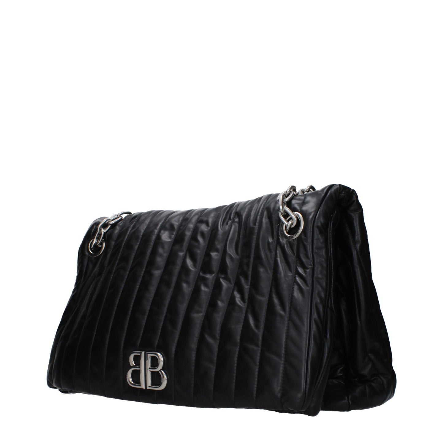 Balenciaga Shoulder Bags Women Leather Black
