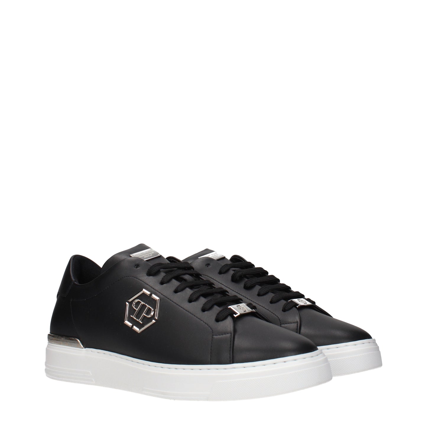 Philipp Plein Sneakers Men Leather Black