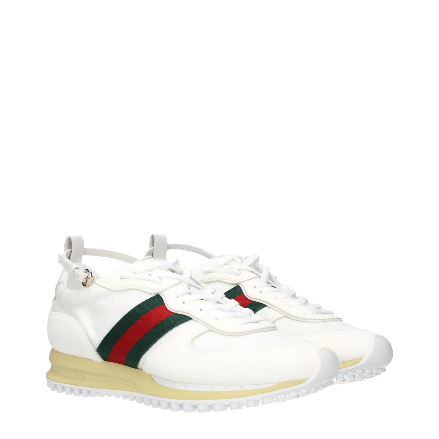 Gucci Sneakers Women Fabric  White