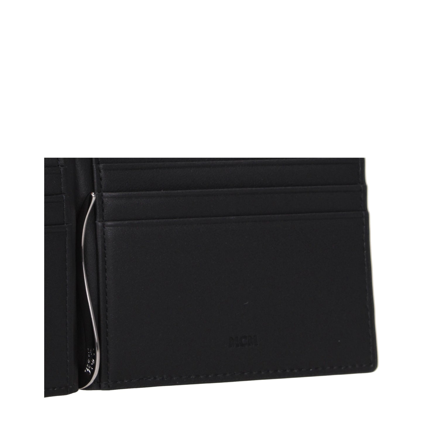 MCM Wallets Men Leather Black