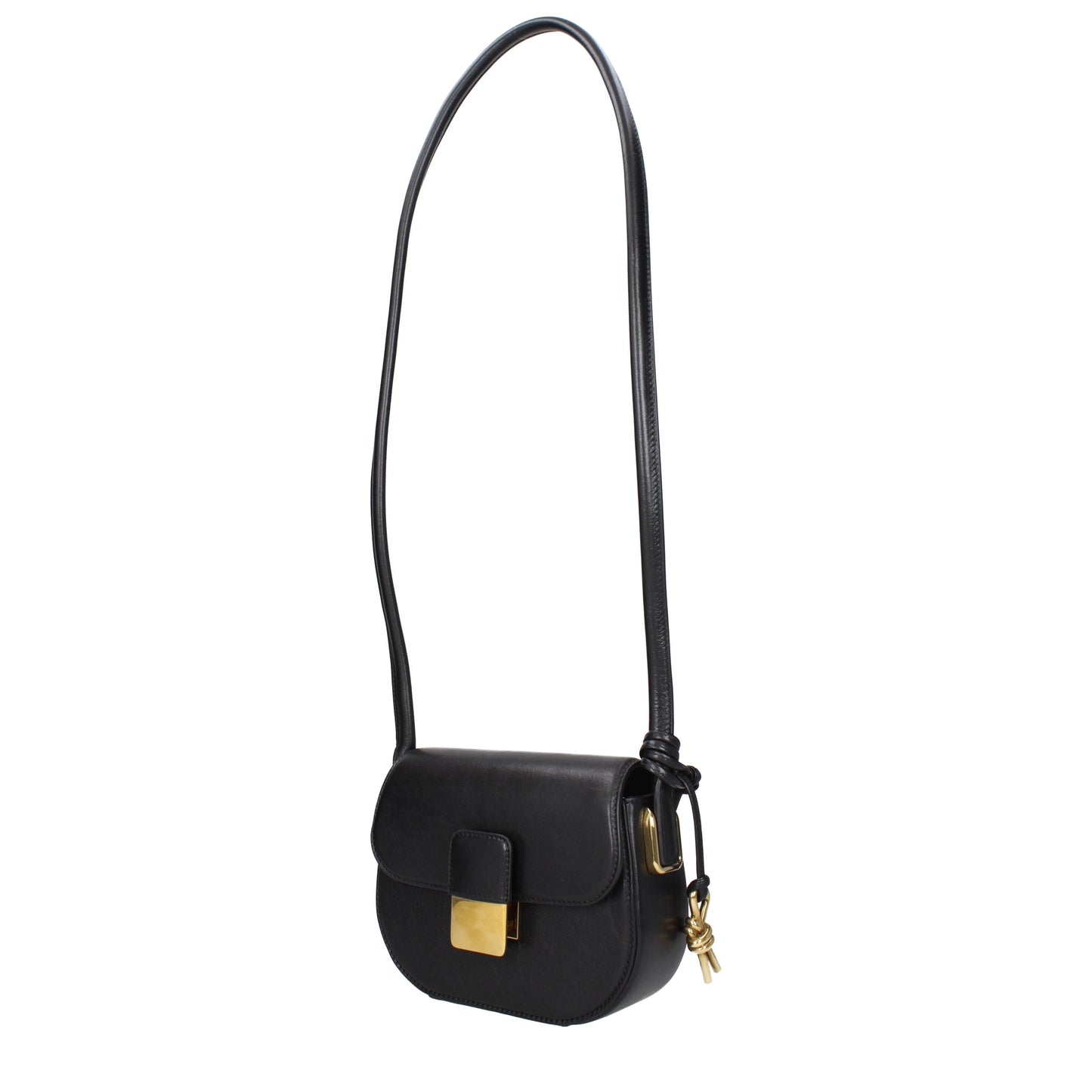 Bottega Veneta Crossbody Bags Women Leather Black