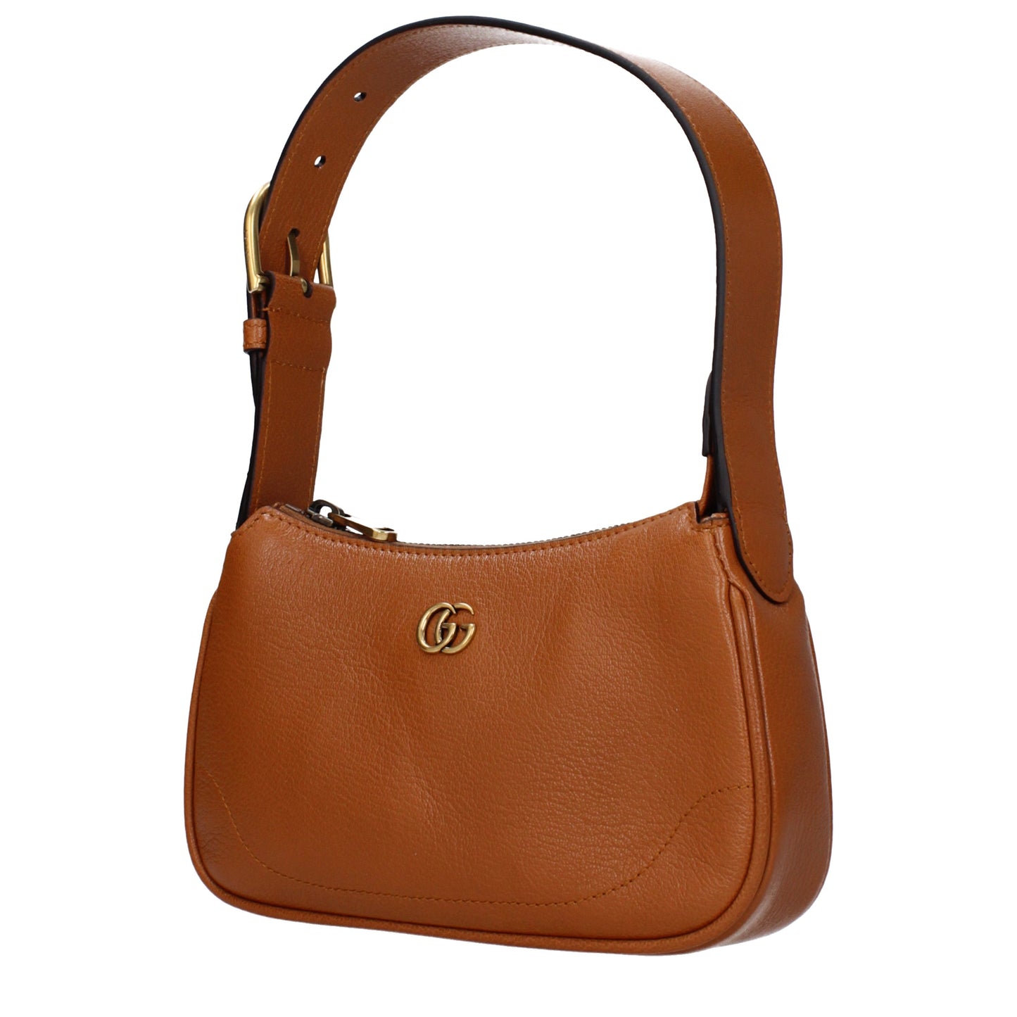 Gucci Handbags Women Leather Brown