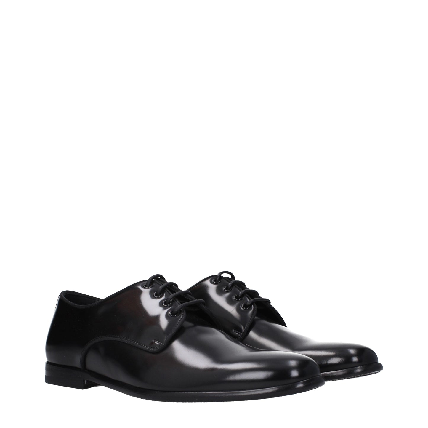 Dolce&Gabbana Men's Lace ups in Leather Black