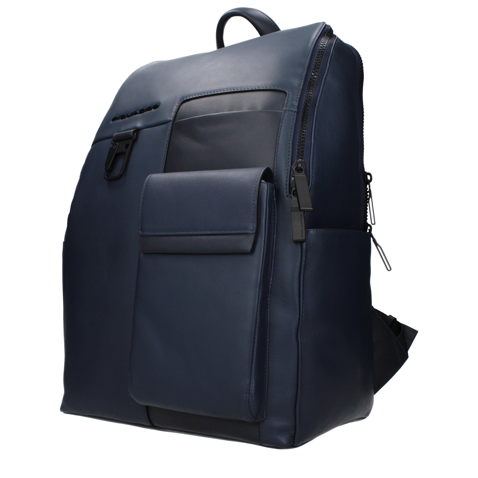 Piquadro Backpacks and Bumbags Men Leather Blue
