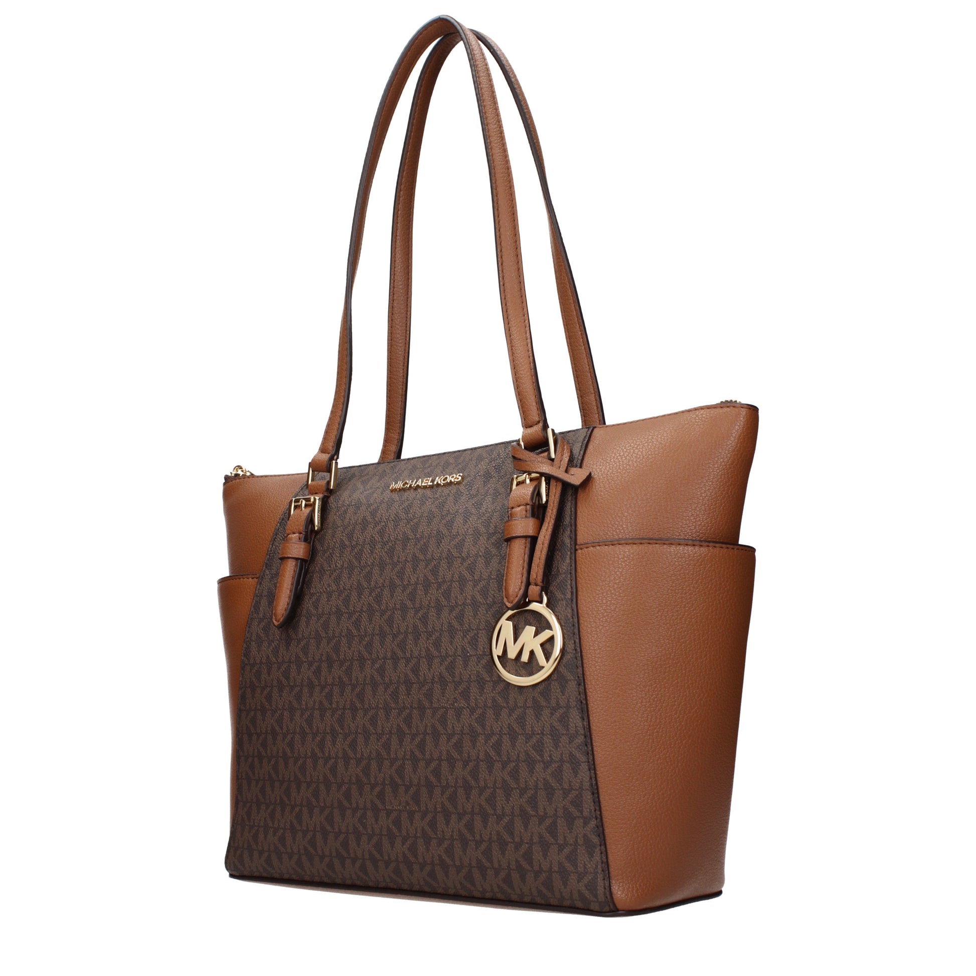 Michael Kors Shoulder Bags Women Leather Brown/Burnt