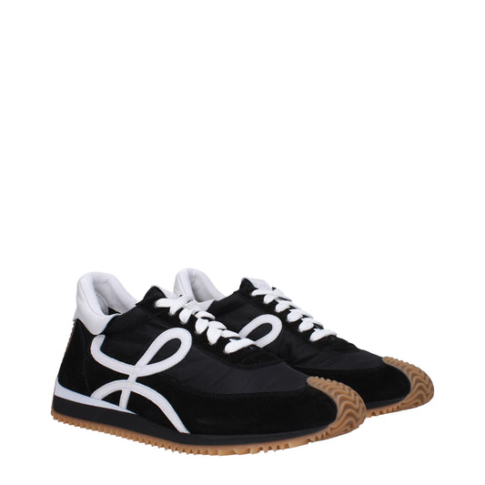 Loewe Men's Sneakers in Suede Black