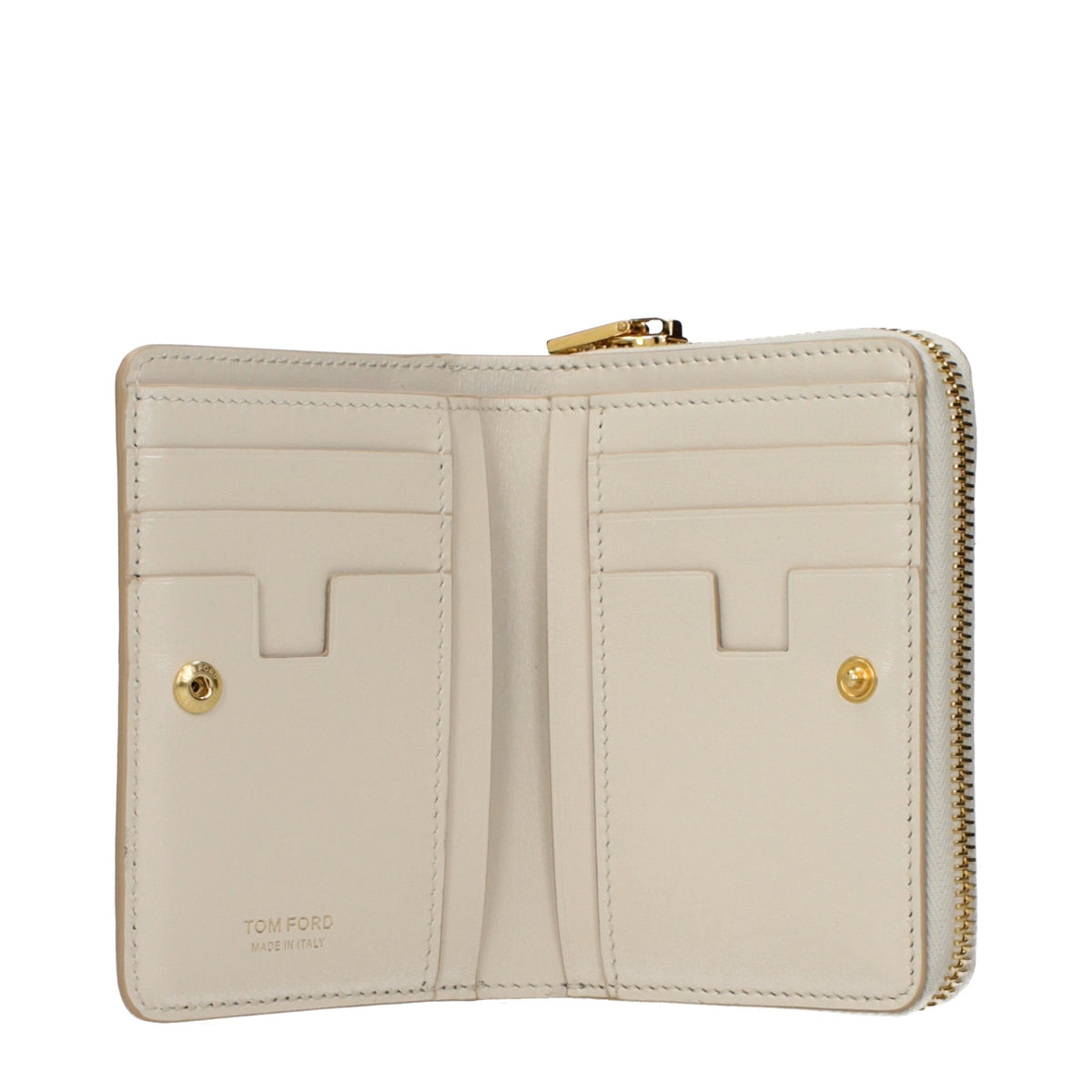 Tom Ford Wallets Women Leather Beige/Ivory