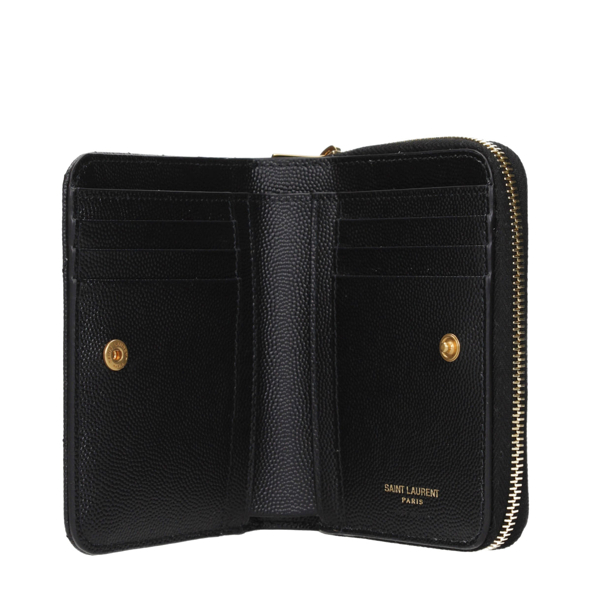 Saint Laurent Wallets Women Leather Black
