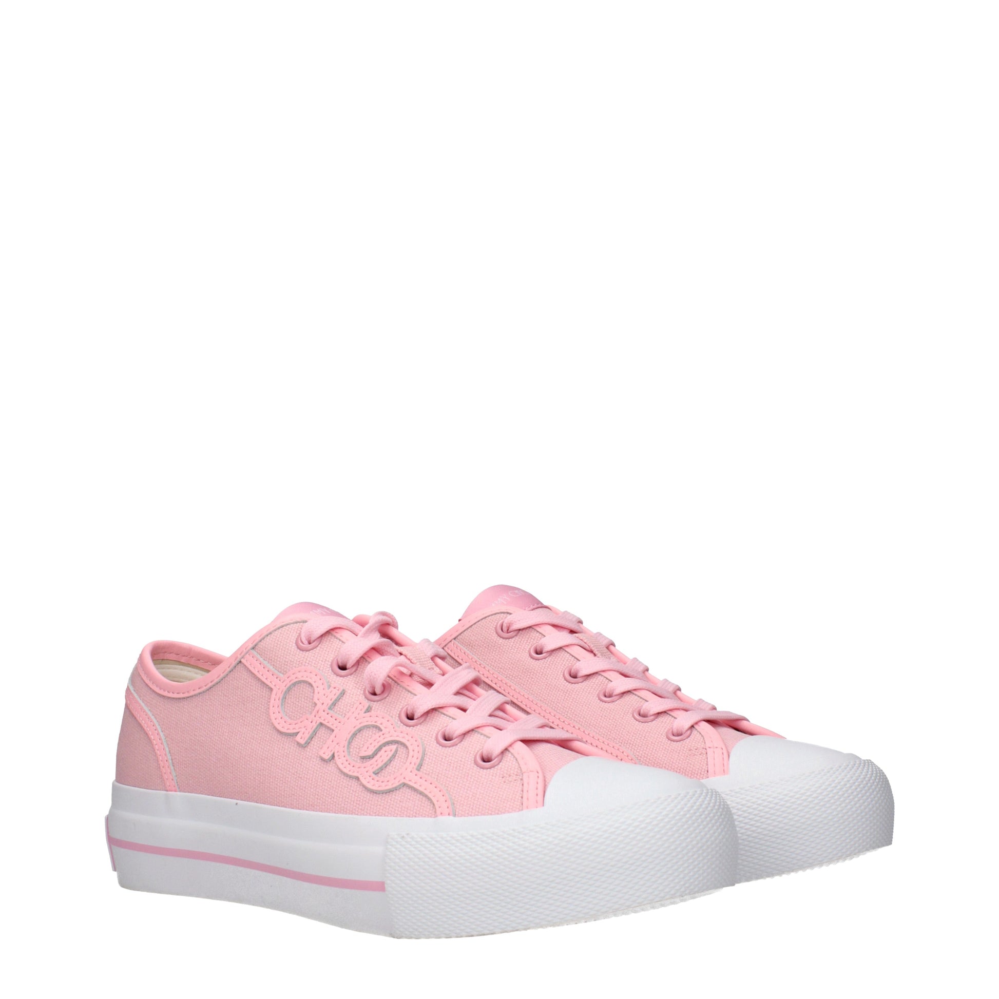 Jimmy Choo Sneakers Women Fabric  Pink/Ice