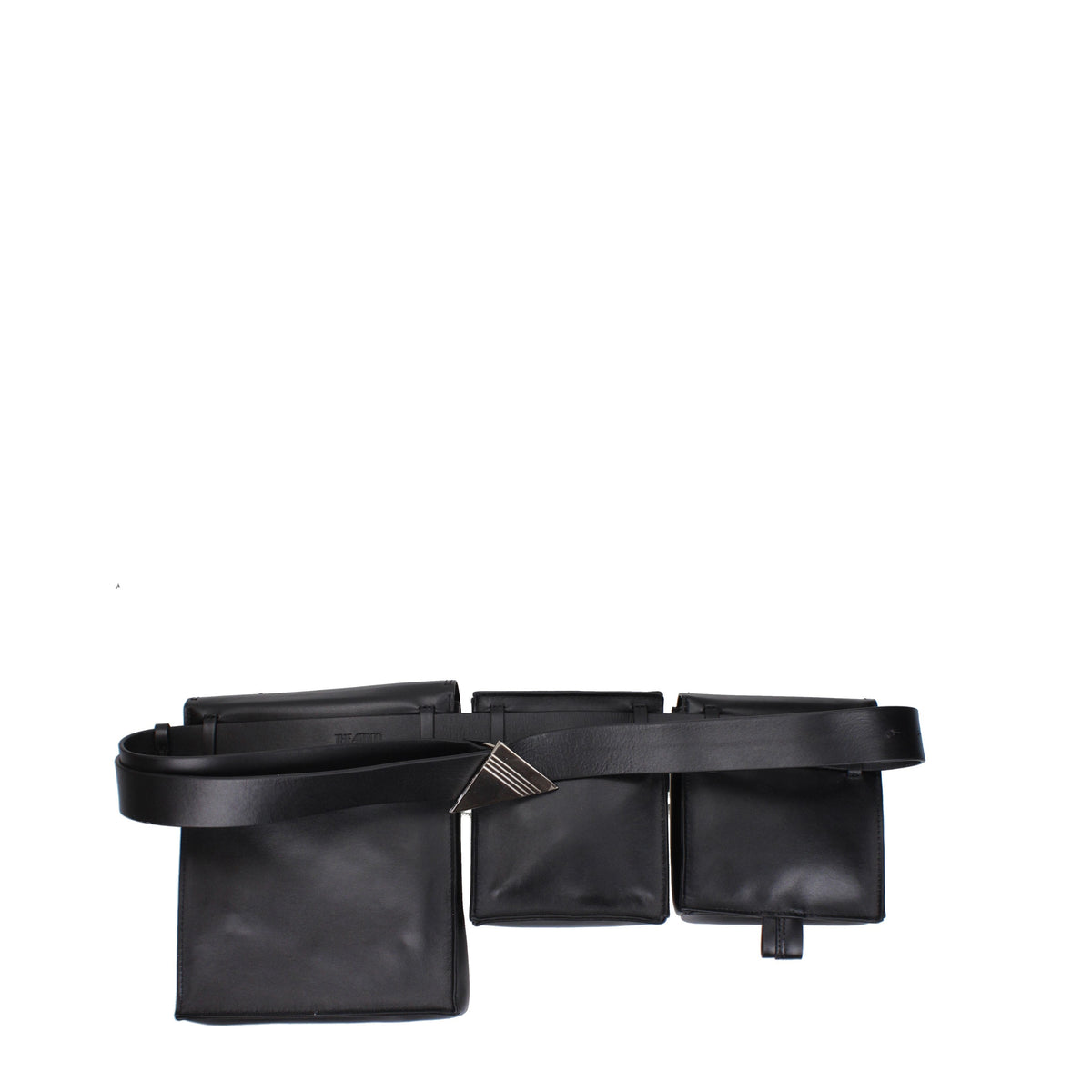 The Attico Backpacks and Bumbags Men Leather Black