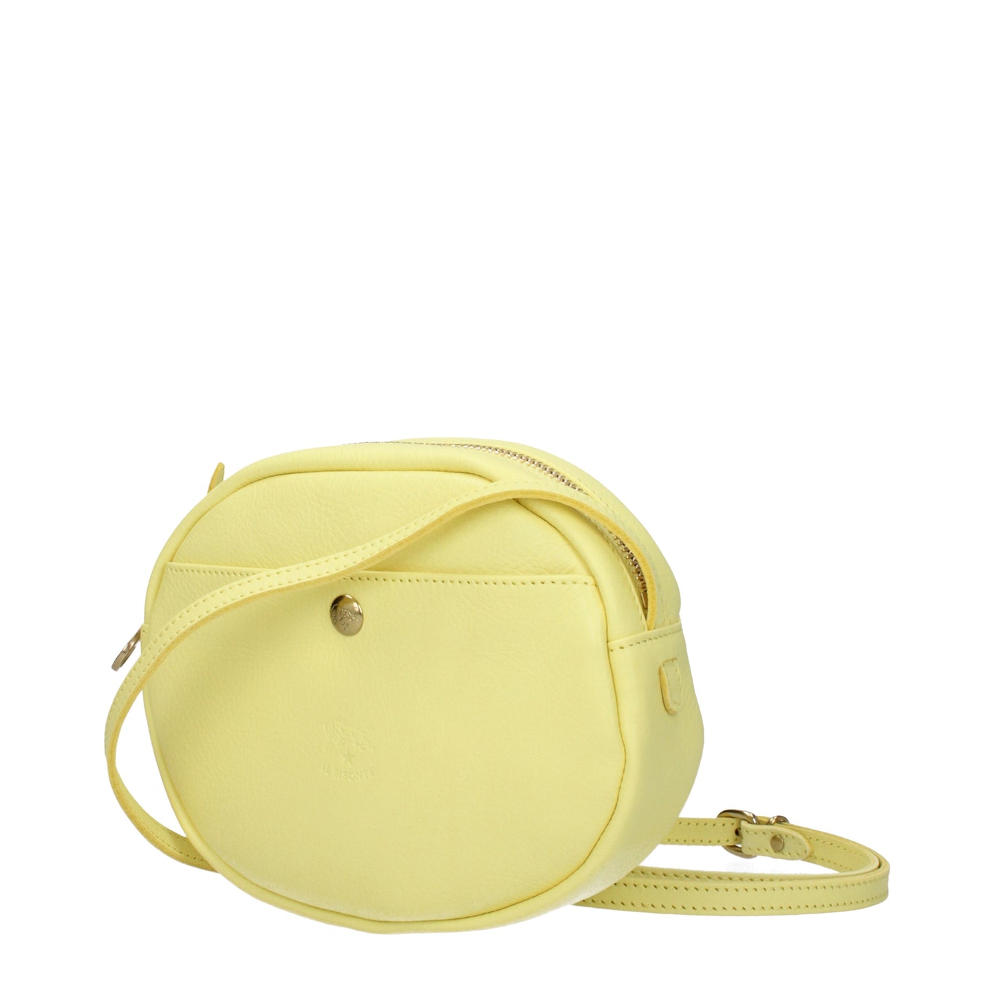 Il Bisonte Crossbody Bags Women Leather Yellow/Pastel Yellow