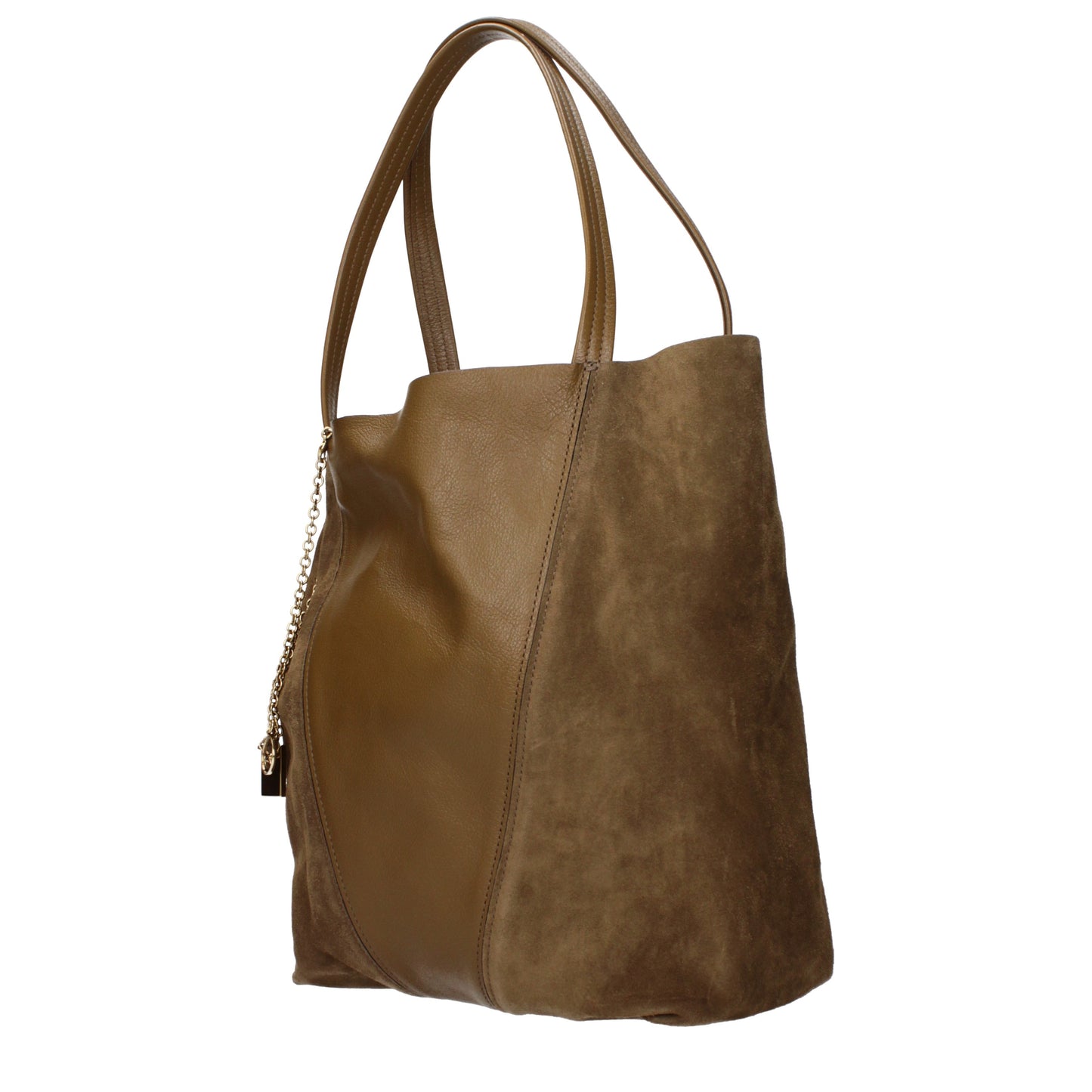 Chloé Shoulder Bags Women Suede Brown/Khaki