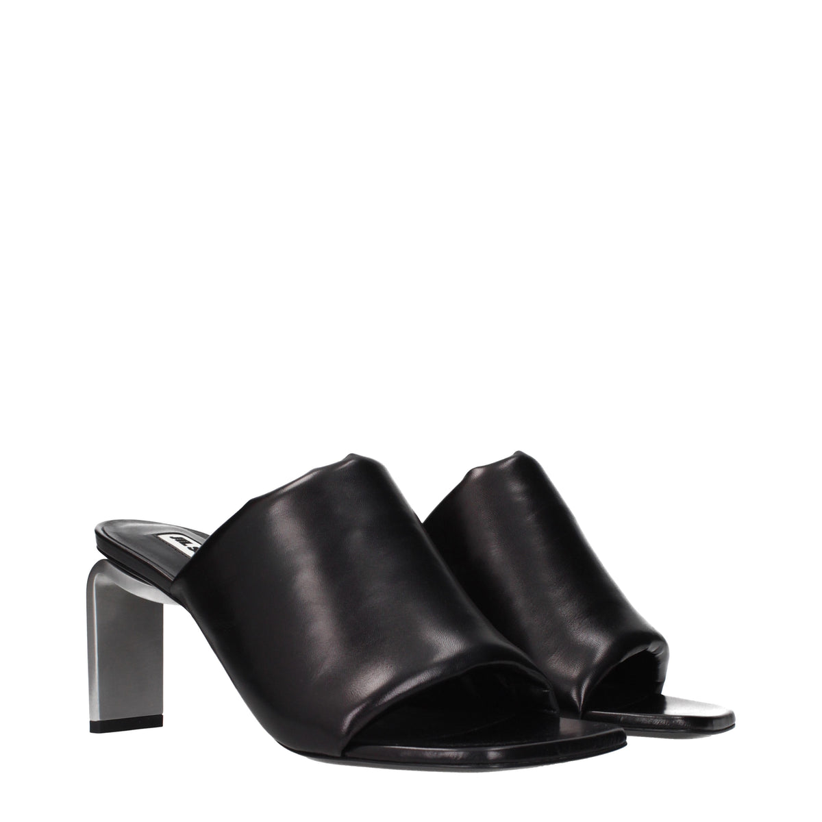 Jil Sander Sandals Women Leather Black