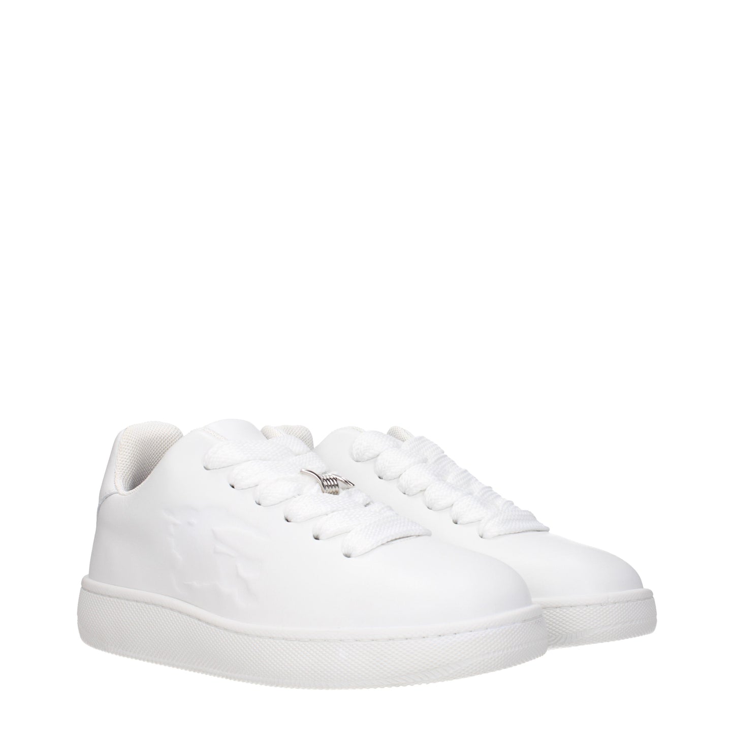 Burberry Men's Sneakers in Leather White