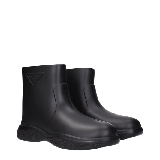 Prada Men's Ankle Boots Rubber