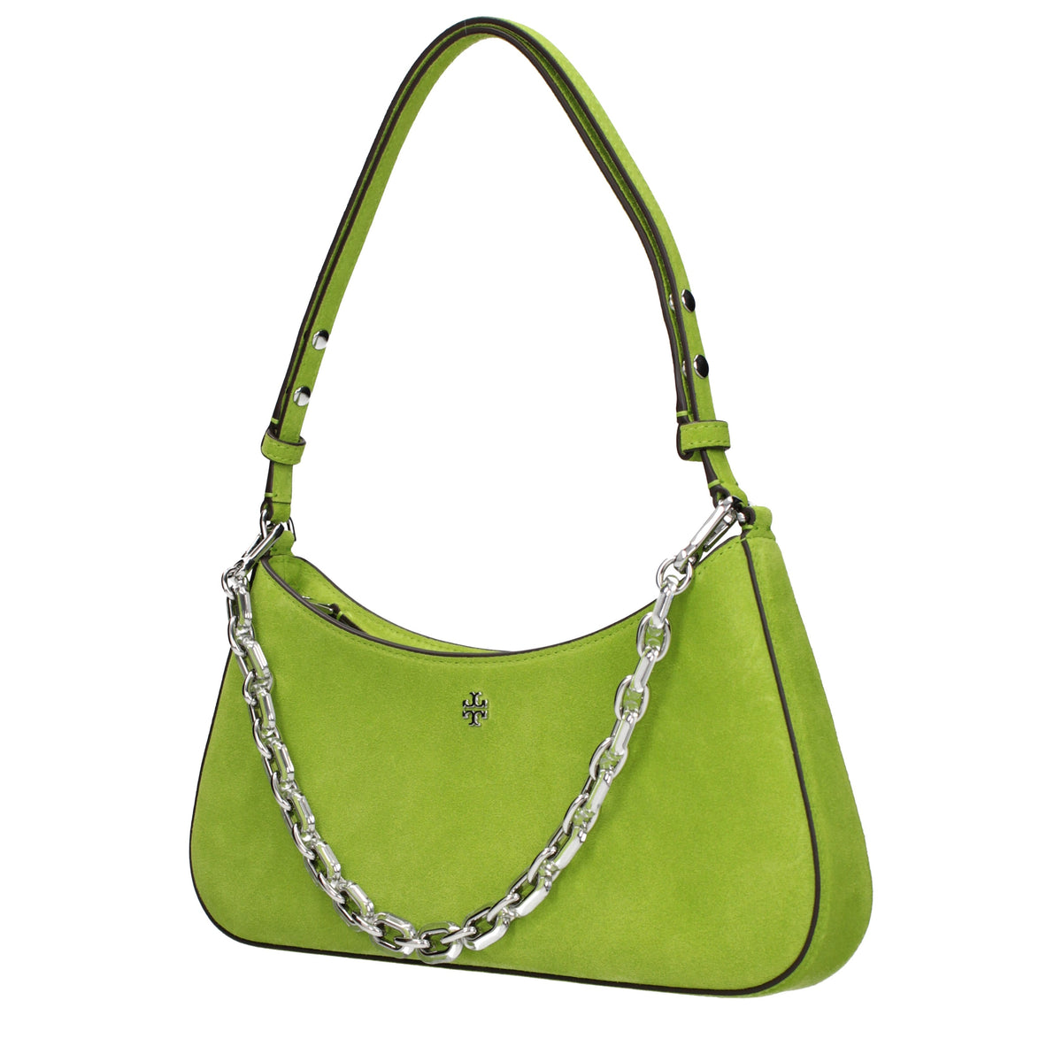 Tory Burch Shoulder Bags Women Suede Green/Lime