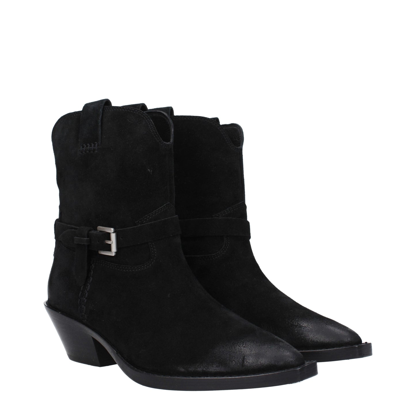 Ash Women's Boots in Suede Black