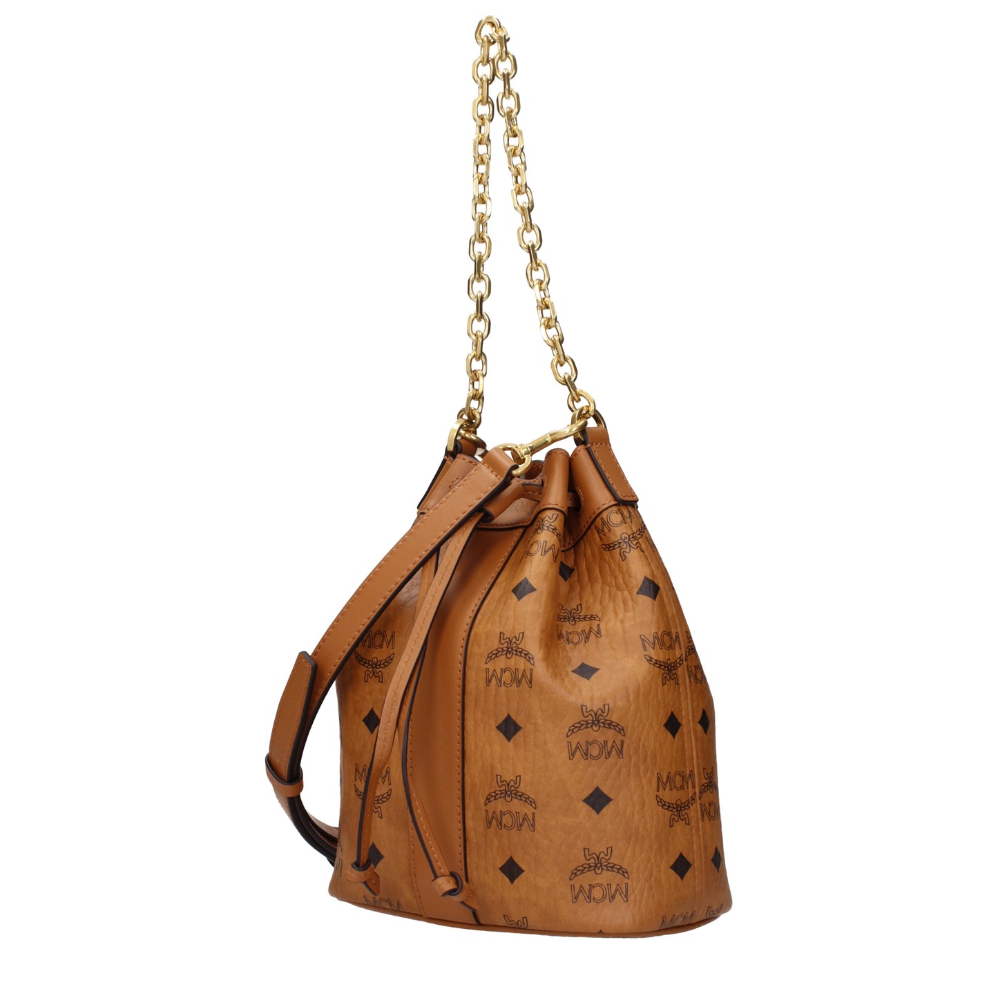 MCM Handbags Women Fabric  Brown/Cognac