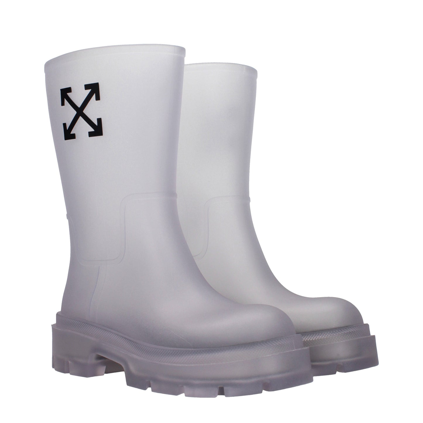 Off-White Women's Ankle Boots PVC Transparent