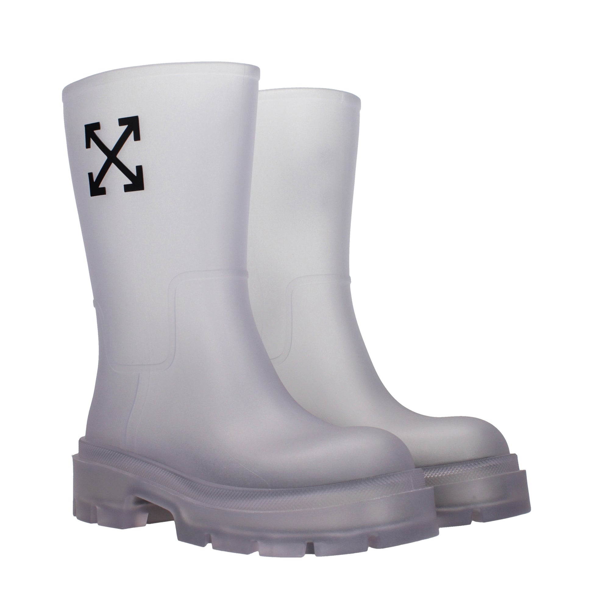 Off-White Women's Ankle Boots PVC Transparent