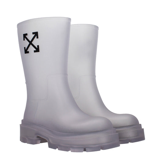 Off-White Women's Ankle Boots PVC Transparent