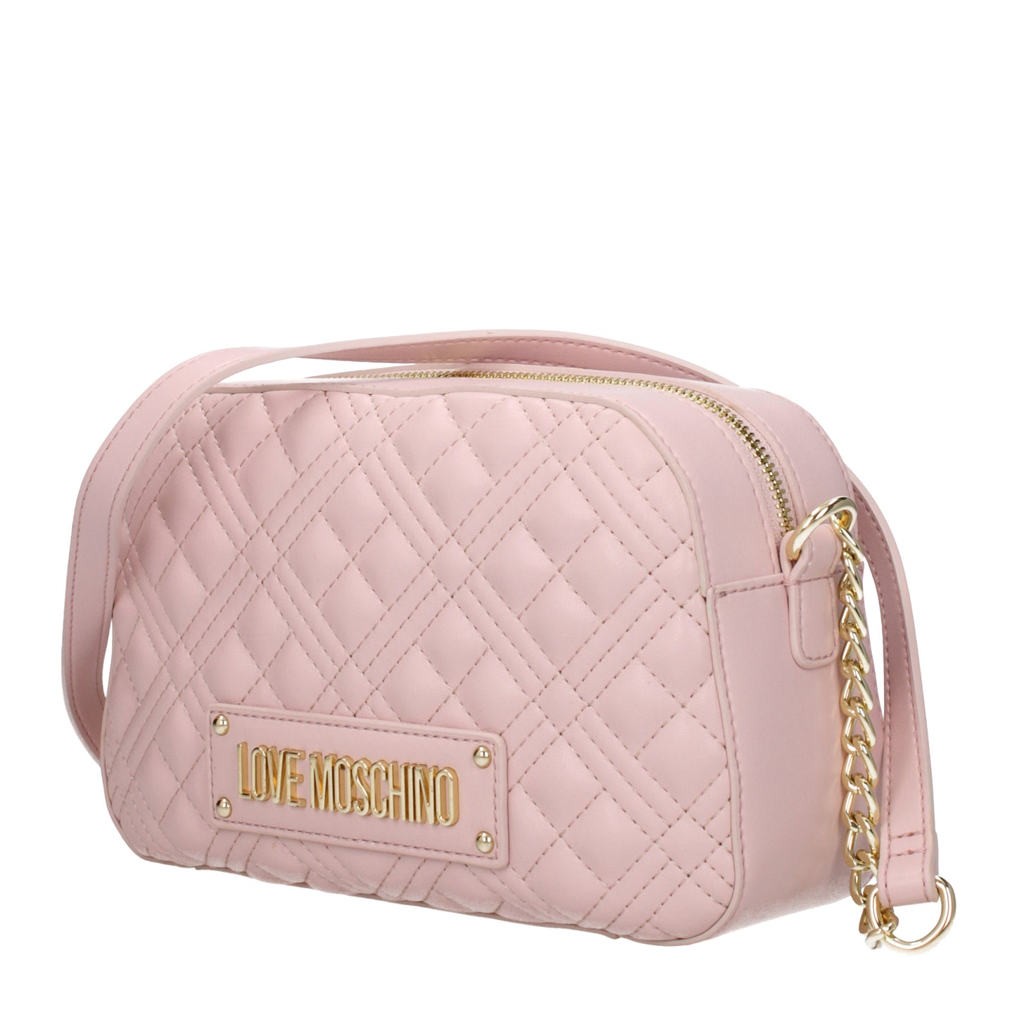 Love Moschino Crossbody Bags Women Polyurethane Pink/Powder Pink